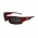 Maxisafe ‘Denver’ Premium Red Frame Mirror Safety Glasses EDE314