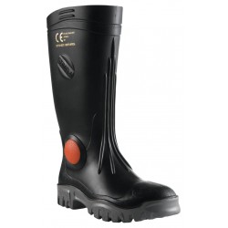 Maxisafe Stimela ‘Superintendant’ Black Safety Toe & Midsole Gumboot FWG903-6