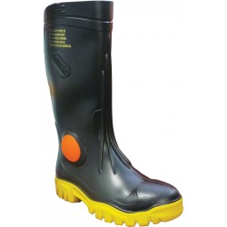 Maxisafe Stimela ‘Foreman’ Black Safety Toe Gumboot FWG902-6