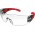 Maxisafe “Evolve” A/F Clear Lense Safety Foam Gasket and Strap Glasses EVO370-GH