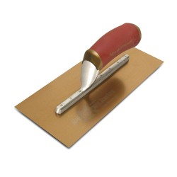 Marshalltown PermaShape Golden Stainless Finishing Trowel with DuraSoft Handle MT145GSFPDXH - 27973