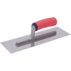 Marshalltown 305x102mm Soft Grip Handle Stainless Steel Finishing Trowel MTFT124SS - 11101