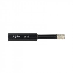 Alpha 5mm Wax Filled Diamond Core Bit 9DCD050