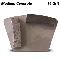 Flextool 16 Grit Quick-Fit Medium Concrete Grinding Shoe FT124679-UNIT