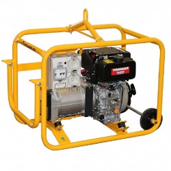 Diesel Generator 3.8kw Yanmar 6.7hp Engine Electric Start Portable Rcd Hire Pack CG40YDEH