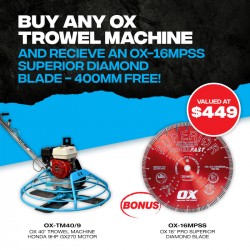 OX 40″ Trowel Machine Honda 9.0hp GX270 Motor OX-TM40/9