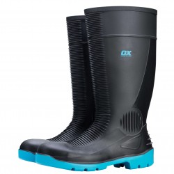 OX Steel Toe Safety Gumboots, Size 8