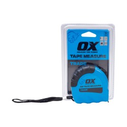OX Trade 8m Duragrip Tape Measure