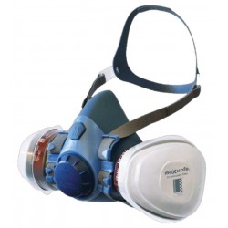 Maxisafe Maxiguard Half Mask Silicone Chemical Kit With ABEKP2 Cartridges Medium R7500C-M