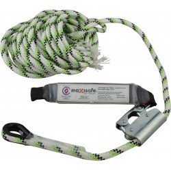Maxisafe 15m Rope Line With Adjuster & Shock Asborber ZRL-15