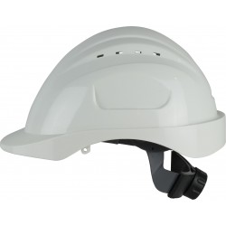 Maxisafe Maxiguard Long Peak  Ratchet Harness White  Hat HVR585-W
