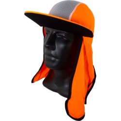 Maxisafe Neck Flap Orange Cap HCO571