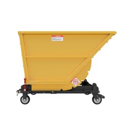 Abaco Machines Collapsible Dumpster 0.7 M3 with Casters CD-70