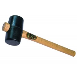Thor Hammer 17oz Timber Handle Black Rubber Mallet TH953