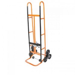 Masterfinish by A.G.Pulie Trolley Orange Fridge With Stair Climber Wheels FT700S