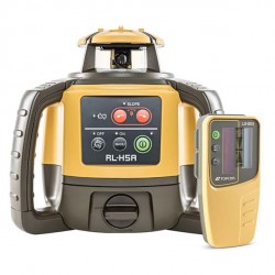 Topcon RL-H5A Rotating Laser Rechargeable With LS-80X Receiver 1021200-46