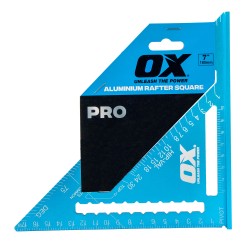 OX Tools Professional 7-Inch / 180mm Aluminium Rafter Square OX-P506518