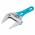 OX Tools Professional 180mm / 7in Series Adjustable Stubby Wrench (Extra Wide Jaw) OX-P560507
