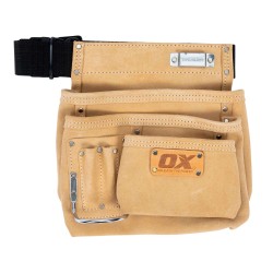 OX Tools Trade Heavy Duty Suede Leather Single Pocket Tool Belt OX-T265301