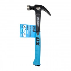 OX Tools Trade 20oz / 560g Fiberglass Handle Claw Hammer OX-T081220