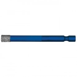 Mexco Wax Filled Hex Fit Tile Drill Bits 8mm - A10VBDB8