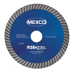 Mexco Ultra Hard Materials Diamond Blade 125 x 1.2 x 22.23mm  - UHXCEL12522