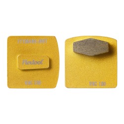 Flextool 100 Grit BladeTec Easy Lock Gold Grinding Shoes - FT100488-UNIT