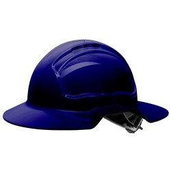 Maxisafe Broad Brim Ratchet-Harness Blue Hat - HVB570-BL
