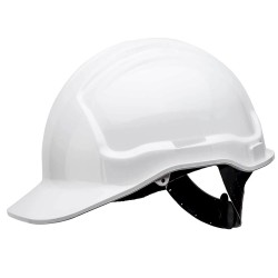 Maxisafe Tuffgard White Unvented Sliplock Harness Hard Hat - HTG58-WH