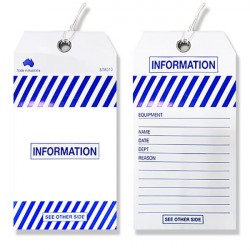 Maxisafe Safety Tag ‘Information’ - SDT102