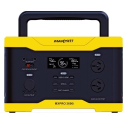 MAXWATT 3600 Watt Pure Sine Wave Portable Power Station - MXPRO3600I