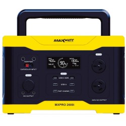 MAXWATT 2600 Watt Pure Sine Wave Portable Power Station - MXPRO2600I