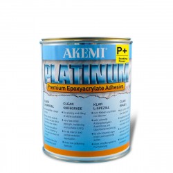 Akemi Adhesive Tube 900ml Platinum P+ Knifegrade Adhesive Clear - 10725