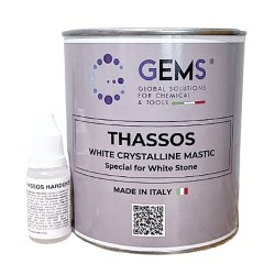 Gems Italia Gemsbond Thassos White Crystalline Mastic