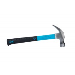 OX Pro 20oz Fibreglass Claw Hammer - OXGRIP Handle