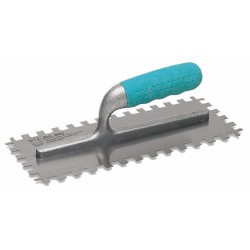 Ancora 841/D - 4 Side Notched Trowel - Sintesi Soft Grip - 280 X 120 - 10 X 10mm Sqr Notch