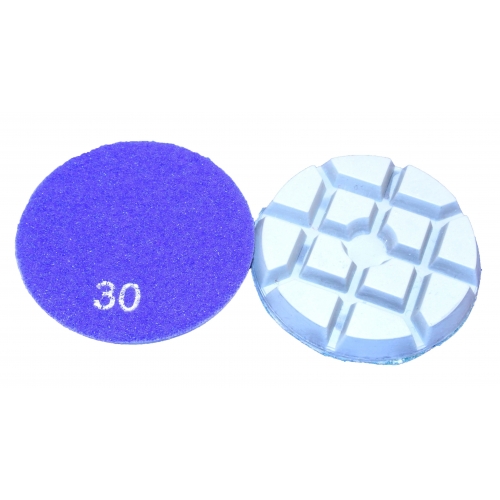Inscribed Square-type Dry Conerete Floor Polishing Pads 80mm 30# Grit THOR-2704