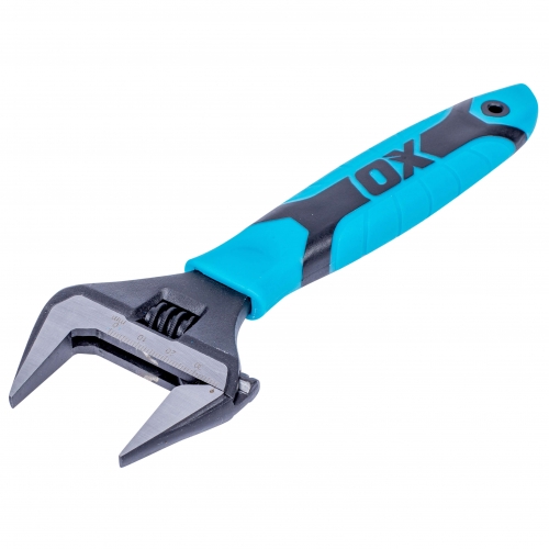 OX Pro Ultra-Wide Jaw Adjustable Wrench 200mm OX-P324608