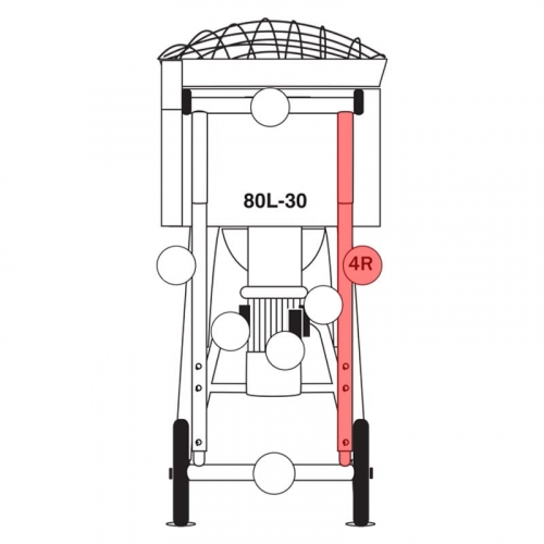 SoRoTo Frame, right side part 80.004R