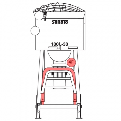 SoRoTo Frame, front part (U-shape) 100.004F