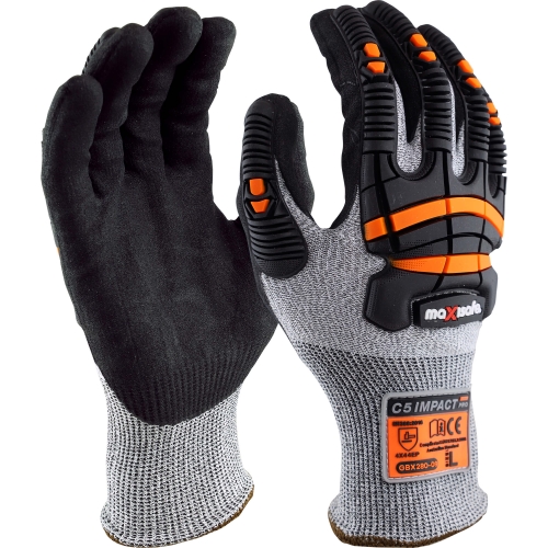 Maxisafe G-Force Cut 5 TPR XLarge Yellow Glove GBX280-10