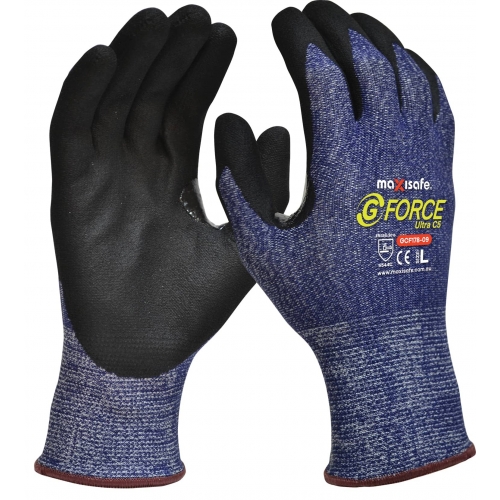 Maxisafe G-Force Ultra C5 Cut Resistant 2XLarge Grey Glove GCF178-11