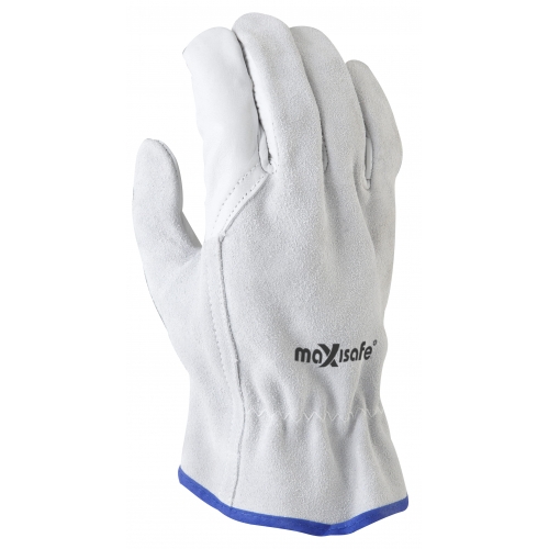 Maxisafe ‘Split Back’ Rigger Large Blue Gloves GPS191-10