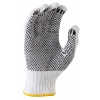 Maxisafe Knitted Poly/Cotton -Polka Dot palm Mens Gloves GKP104B/L