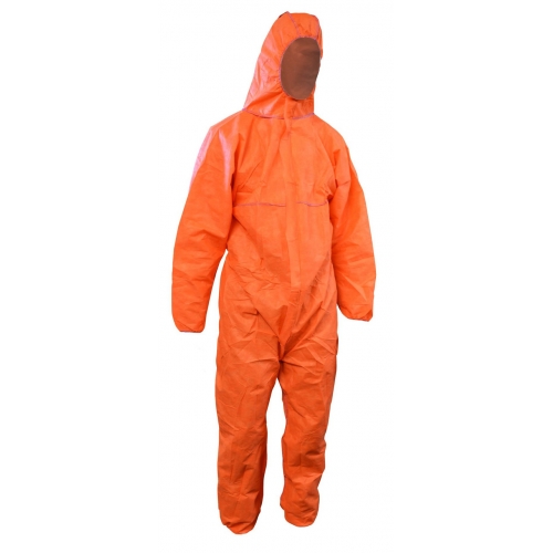 Maxisafe Orange Polypropylene Disposable Large Coverall CPO615-L