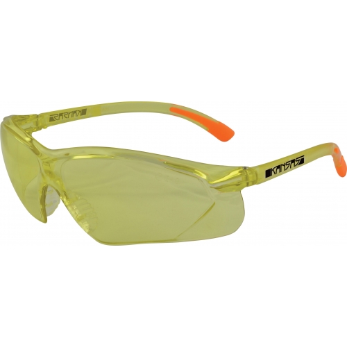 Maxisafe ‘Kansas’ Amber Anti-Fog Mirror Safety Glasses EKA303