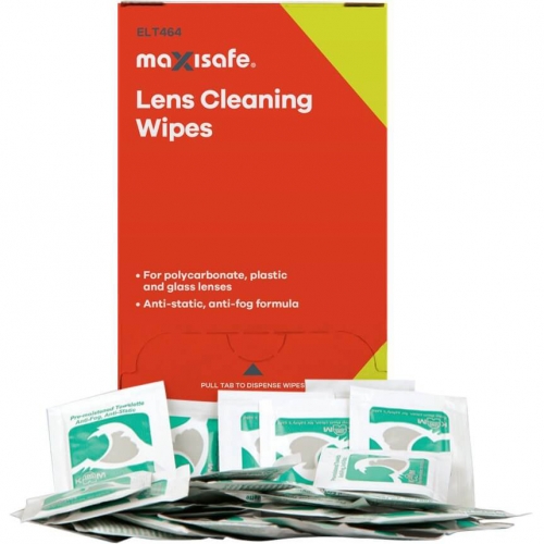 Maxisafe Anti-Fog Lens Cleaning Satchets ELT464