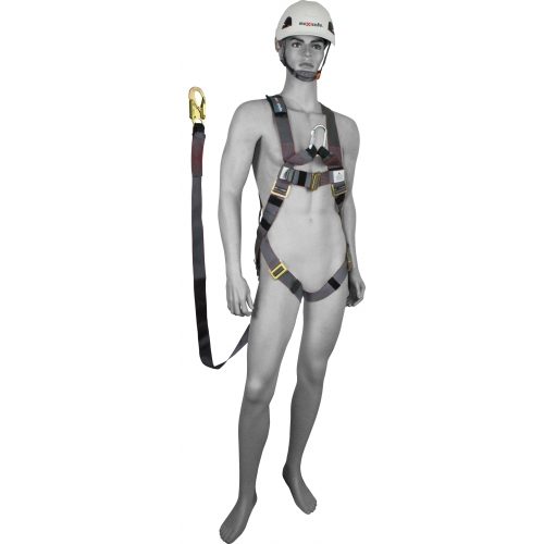 Maxisafe Professional Full Body Roofers Harness & Lanyard Kit ZBH902