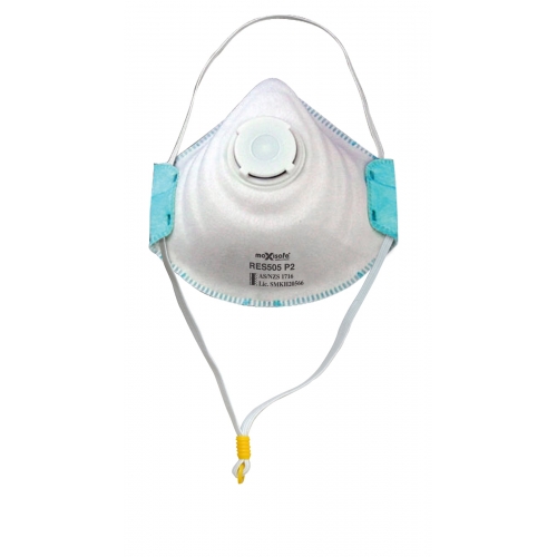 Maxisafe P2 Respirator with Valve & Active Carbon Filter RES505