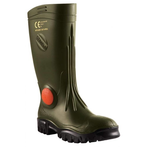 Maxisafe FOREMAN Green Gumboot with Safety Toe FWG904-11